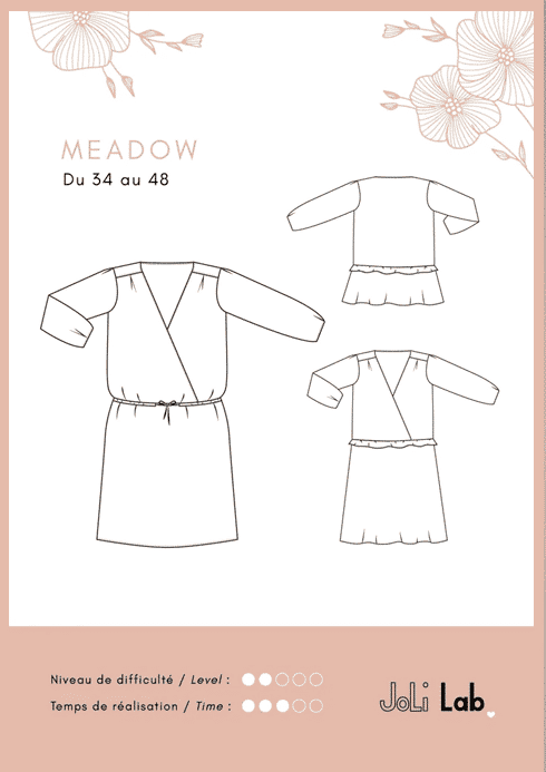 Robe blouse Meadow - Patron de couture Joli lab pour femme